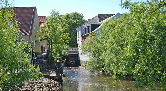 Idylle mitten in der Altstadt von Ribe