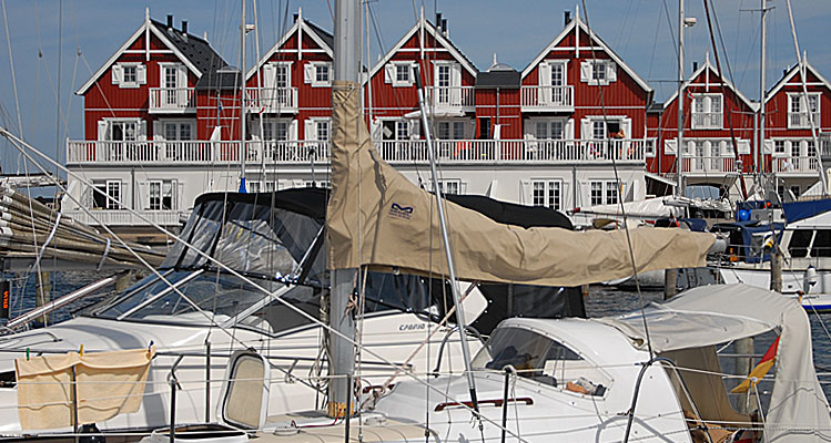 Sommerliches Ziel für viele Freizeitskipper: ein Yachthafen in der dänischen Südsee